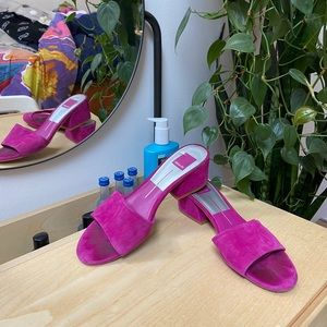 Dolce Vita Hot Pink Mules